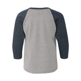 Next Level 3352 Youth CVC Three-Quarter Sleeve Raglan T-Shirt