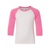 Next Level 3352 Youth CVC Three-Quarter Sleeve Raglan T-Shirt