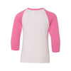 Next Level 3352 Youth CVC Three-Quarter Sleeve Raglan T-Shirt