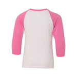 Next Level 3352 Youth CVC Three-Quarter Sleeve Raglan T-Shirt
