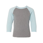 Next Level 3352 Youth CVC Three-Quarter Sleeve Raglan T-Shirt