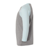 Next Level 3352 Youth CVC Three-Quarter Sleeve Raglan T-Shirt