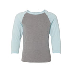 Next Level 3352 Youth CVC Three-Quarter Sleeve Raglan T-Shirt
