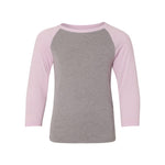 Next Level 3352 Youth CVC Three-Quarter Sleeve Raglan T-Shirt