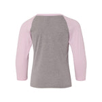 Next Level 3352 Youth CVC Three-Quarter Sleeve Raglan T-Shirt