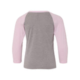 Next Level 3352 Youth CVC Three-Quarter Sleeve Raglan T-Shirt