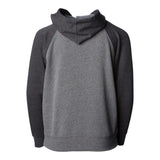 Independent Trading Co PRM15YSBZ Youth Lightweight Special Blend Raglan Zip Hood