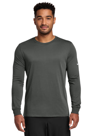 Nike NKBQ5230 Dri-FIT Cotton/Poly Long Sleeve Tee - 