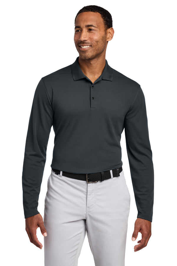 Nike NKDC2104 Dri-FIT Micro Pique 20 Long Sleeve Polo