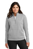 Nike NKDX6720 Women's Club Fleece Sleeve Swoosh 1/2-Zip