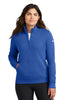 Nike NKDX6720 Women's Club Fleece Sleeve Swoosh 1/2-Zip