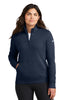 Nike NKDX6720 Women's Club Fleece Sleeve Swoosh 1/2-Zip