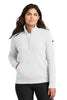 Nike NKDX6720 Women's Club Fleece Sleeve Swoosh 1/2-Zip