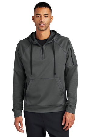 Nike NKFD9742 Therma-FIT Pocket 1/4-Zip Fleece Hoodie - 