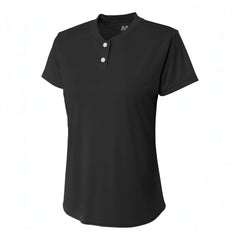 A4 NW3143 Womens 2-Button Tek Henley - 
