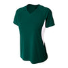 A4 NW3223 Women's Color Block Performance V-Neck