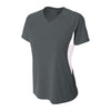 A4 NW3223 Women's Color Block Performance V-Neck
