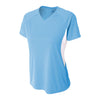 A4 NW3223 Women's Color Block Performance V-Neck