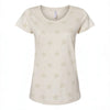 Code Five 3629 Women's Star Print Scoop Neck Tee