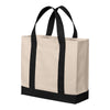 Port Authority BG429 Cotton Canvas Two-Tone Tote
