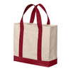Port Authority BG429 Cotton Canvas Two-Tone Tote