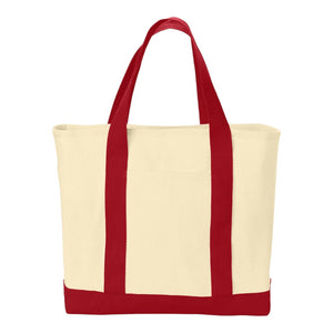 Port Authority B400 Ideal Twill Two-Tone Shopping Tote - 