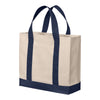 Port Authority BG429 Cotton Canvas Two-Tone Tote