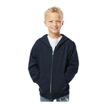 Independent Trading Co SS4001YZ Youth Midweight Full-Zip Hooded Sweatshirt
