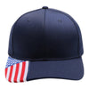 PitBull PB208 6 Panel USA Flag Visor Hat