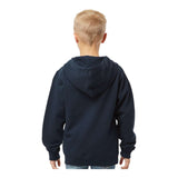 Independent Trading Co SS4001YZ Youth Midweight Full-Zip Hooded Sweatshirt