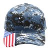 PitBull PB208 6 Panel USA Flag Visor Hat