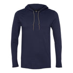 Gildan 987 Men's Softstyle Lightweight Hooded Long Sleeve T-Shirt