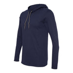 Gildan 987 Men's Softstyle Lightweight Hooded Long Sleeve T-Shirt