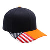 PitBull PB208 6 Panel USA Flag Visor Hat