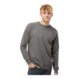 Independent Trading Co PRM30SBC Unisex Special Blend Raglan Crewneck Sweatshirt