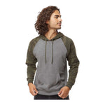 Independent Trading Co PRM33SBP Unisex Special Blend Raglan Hooded Sweatshirt