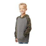 Independent Trading Co PRM15YSB Youth Lightweight Special Blend Raglan Hooded Sweatshirt