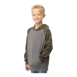 Independent Trading Co PRM15YSB Youth Lightweight Special Blend Raglan Hooded Sweatshirt