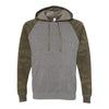 Independent Trading Co PRM33SBP Unisex Special Blend Raglan Hooded Sweatshirt