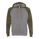 Independent Trading Co PRM33SBP Unisex Special Blend Raglan Hooded Sweatshirt