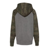 Independent Trading Co PRM15YSB Youth Lightweight Special Blend Raglan Hooded Sweatshirt
