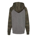 Independent Trading Co PRM15YSB Youth Lightweight Special Blend Raglan Hooded Sweatshirt