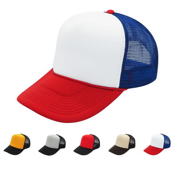 Nissun Cap 5-Panel Foam Trucker Hat, Split Colors - SCC – The Park