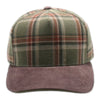 PitBull PLD11 5 Panel Plaid Sandwich Visor Cap