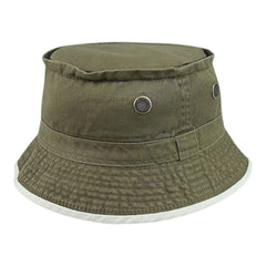 Mega Cap 7832 Normal Dyed Twill Heavy Washed Bucket Hat - 