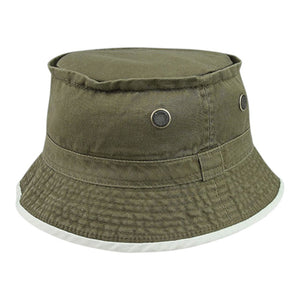Mega Cap 7832 Normal Dyed Twill Heavy Washed Bucket Hat - 