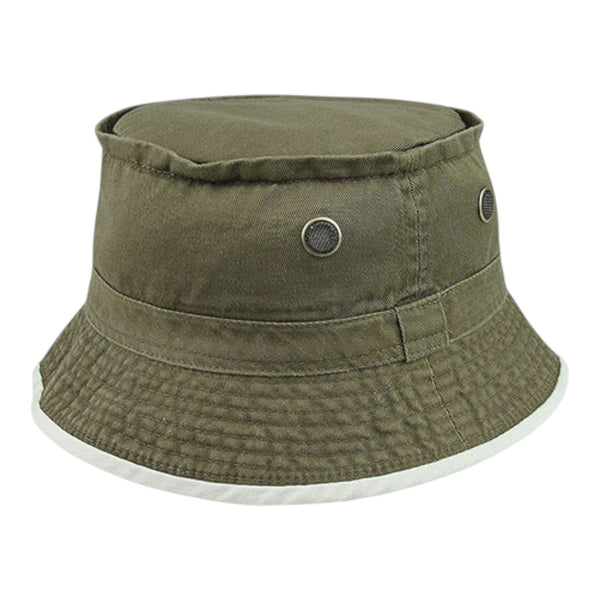 Mega Cap 7832 Normal Dyed Twill Heavy Washed Bucket Hat