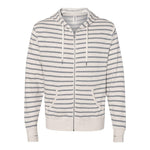 Independent Trading Co PRM90HTZ Unisex Heathered French Terry Full-Zip Hooded Sweatshirt