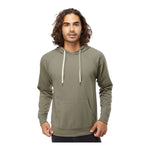 Independent Trading Co SS1000 Unisex Icon Lightweight Loopback Terry Hooded Sweatshirt