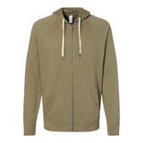 Independent Trading Co SS1000Z Unisex Icon Lightweight Loopback Terry Full-Zip Hooded Sweatshirt